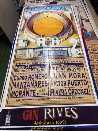 Cartel Toros Sevilla 2000
retirada de morante