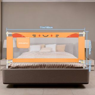 Barandilla Cuna Welspo 180x68 cm Naranja