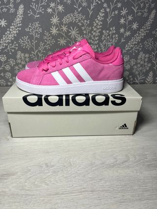 Adidas Grand Court Base Rosa Y2K Zapatillas