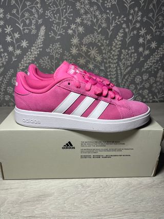 Adidas Grand Court Base Rosa Y2K Zapatillas