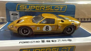 Scalextric Ford GT40 Superslot Dorado