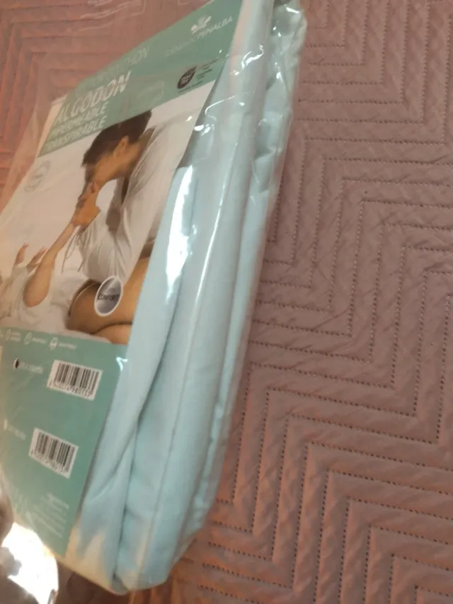 Protector Colchón Algodón Impermeable Transpirable