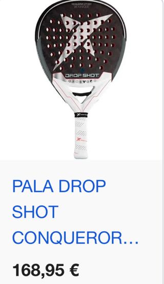 Pala DropShot Conqueror
venta x epicondilitis
