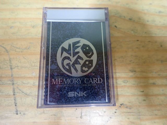 Tarjeta Memoria SNK Neo Geo Original como nueva