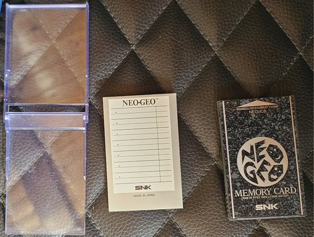 Tarjeta Memoria SNK Neo Geo Original como nueva