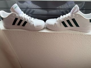 Zapatillas Adidas Mujer Blancas y Verdes