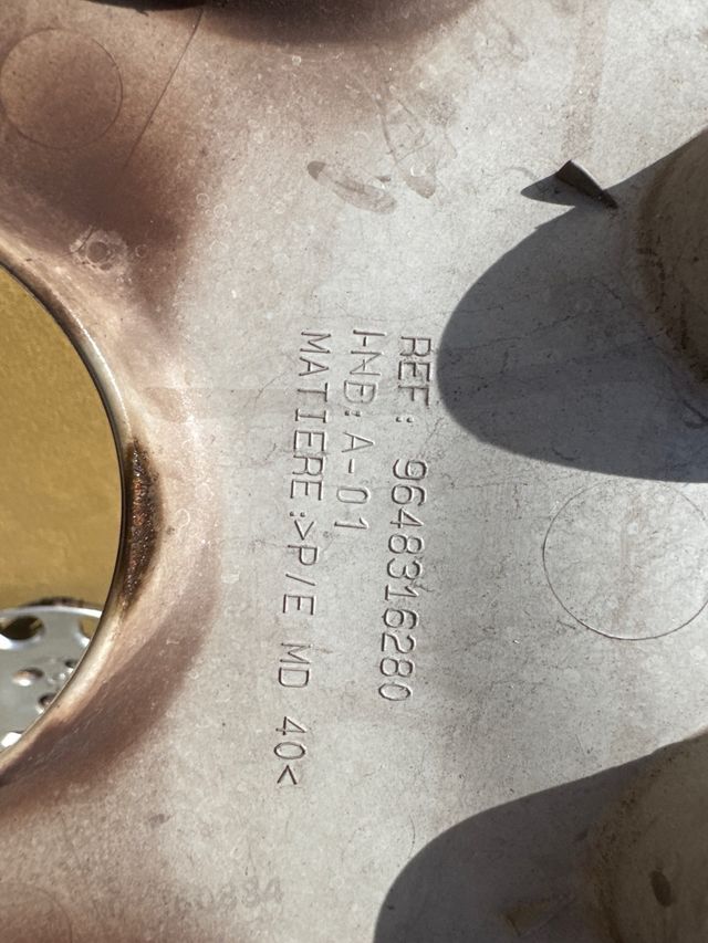 Tapacubos Peugeot (Set de 4)