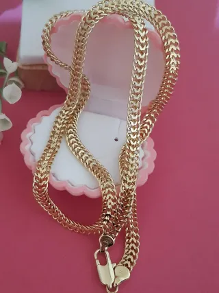 Cadena hombre chapada en oro XP 60cm/6mm