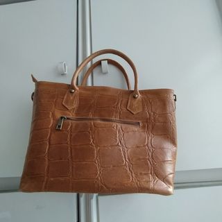 Bolso Piel Italiana Marrón