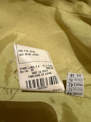 Chaqueta Simorra 100% Piel Verde