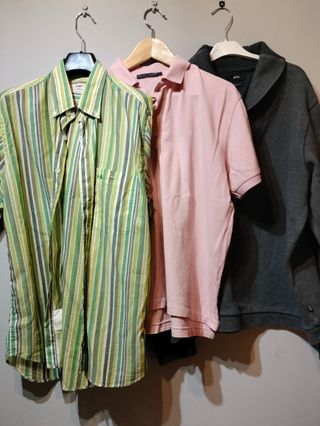 camisa Burberry+polo ralph lauren+jersey Boss t-L