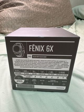 Caja Original Garmin Fenix 6X Pro 51mm