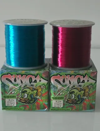 Hilo de Pesca Nylon 500M 0.37MM 26 LB