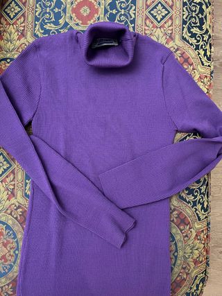 Jersey Guitare cuello alto morado talla M