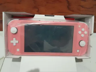 Nintendo Switch Lite rosa/rosso con giochi