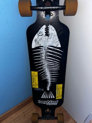 Longboard LongIsland Pez Esqueleto