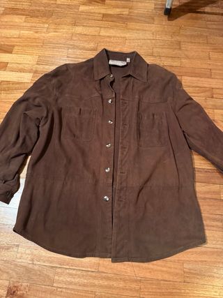 Chaqueta de ante para hombre