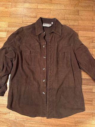 Chaqueta de ante para hombre