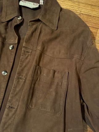 Chaqueta de ante para hombre