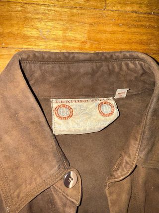 Chaqueta de ante para hombre