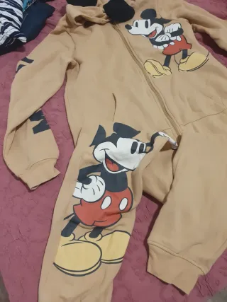Pijama Entero Mickey Mouse Beige