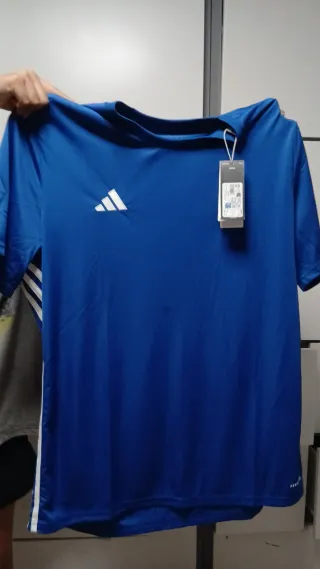 Camiseta Adidas Hombre Azul