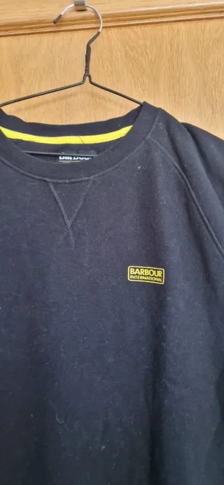 Sudadera Barbour Negra Talla XXL