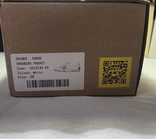 Golden Goose Superstar Blanco y Dorado