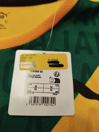 Camiseta Puma Jamaica, original. Nueva.