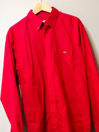 Pack Camisa Lacoste Roja + Polo Nike Rayas XL