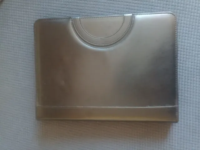 Maletín porta documentos dorado/plateado