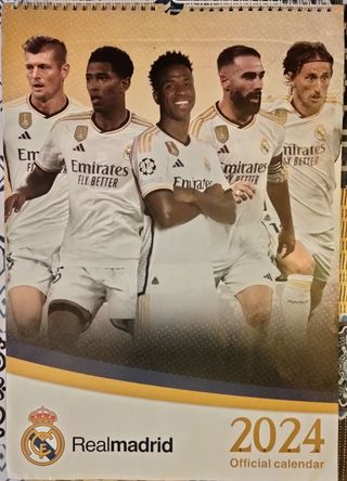 Calendarios de pared, colgar. 
Futbol.