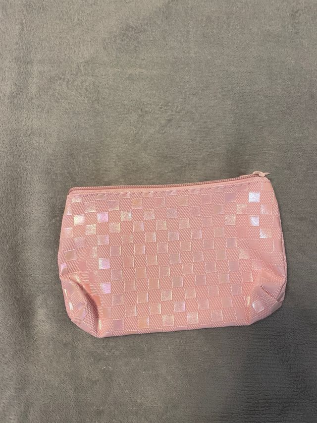 Set de 3 neceseres (beige y rosa)