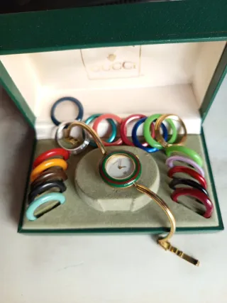 Reloj Gucci Mujer Aros Intercambiables