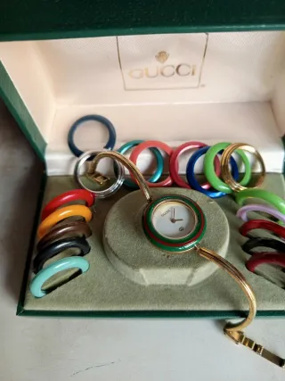 Reloj Gucci Mujer Aros Intercambiables