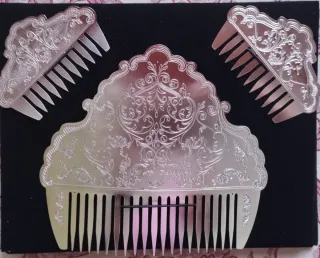 Peinetas Fallera Oro/Plata