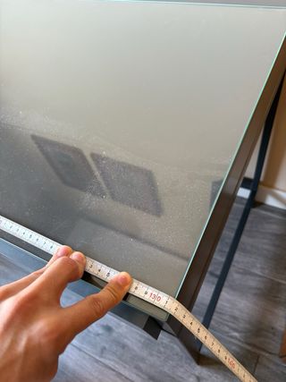 Escritorio IKEA gris 2 cajones