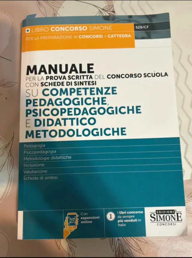 Libro Competenze pedagociche manuale per concorsi
