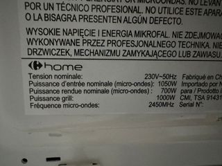 Microondas Carrefour HMD 20D 230V