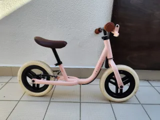Bicicleta equilibrio infantil rosa