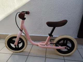 Bicicleta equilibrio infantil rosa