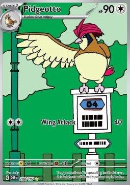 Pidgeotto - Obsidian Flames (Illustrazione rara) [208] [ESP]