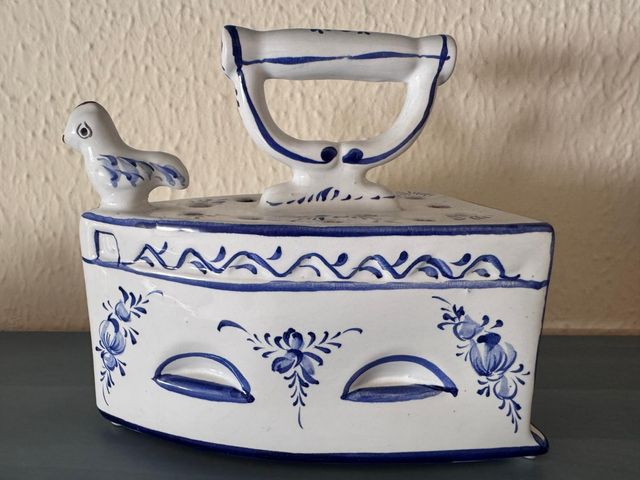 Plancha cerámica portuguesa decorada