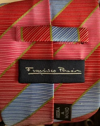 Corbata Rayas Azul y Rojo