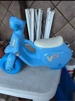 Moto Andador Vespa Azul Niños