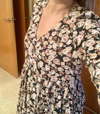 Vestido floral Pull and Bear