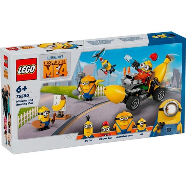 LEGO 75580 Minions y Coche Plátano