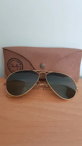 Gafas de sol Ray-Ban Aviator doradas