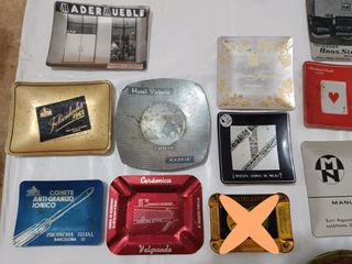 Lote 18 Ceniceros Publicitarios y Vintage