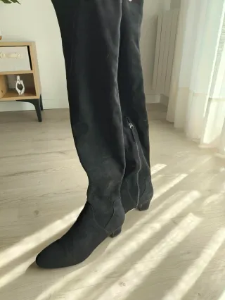 Botas altas negras mujer